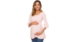 comfortable maternity blouse review